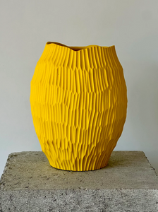 Aspen Gold Small Handmade Ceramic Vase