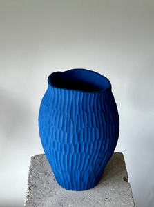 Blue Sapphire Classic Handmade Ceramic Vase Medium